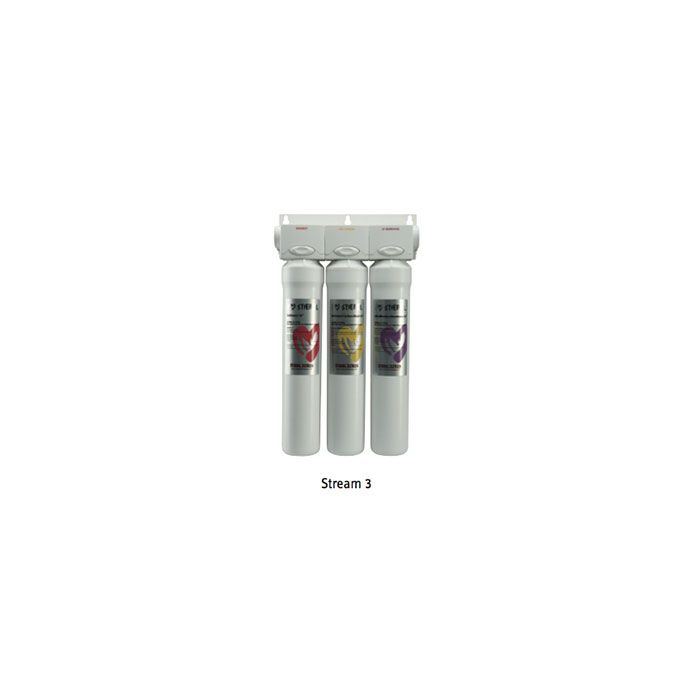 Stiebel Eltron Stream 3 Water Filtration Replacement Filter Cartridge Pack -Filter Pack Stream 3 Stage 10”