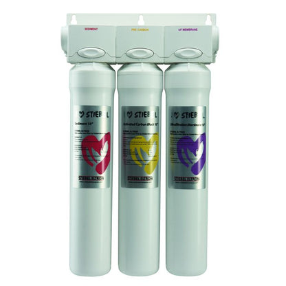 Stiebel Eltron Stream Under Bench Drinking Water Filtration System - Stream 3 Stage 10” Water Filter System